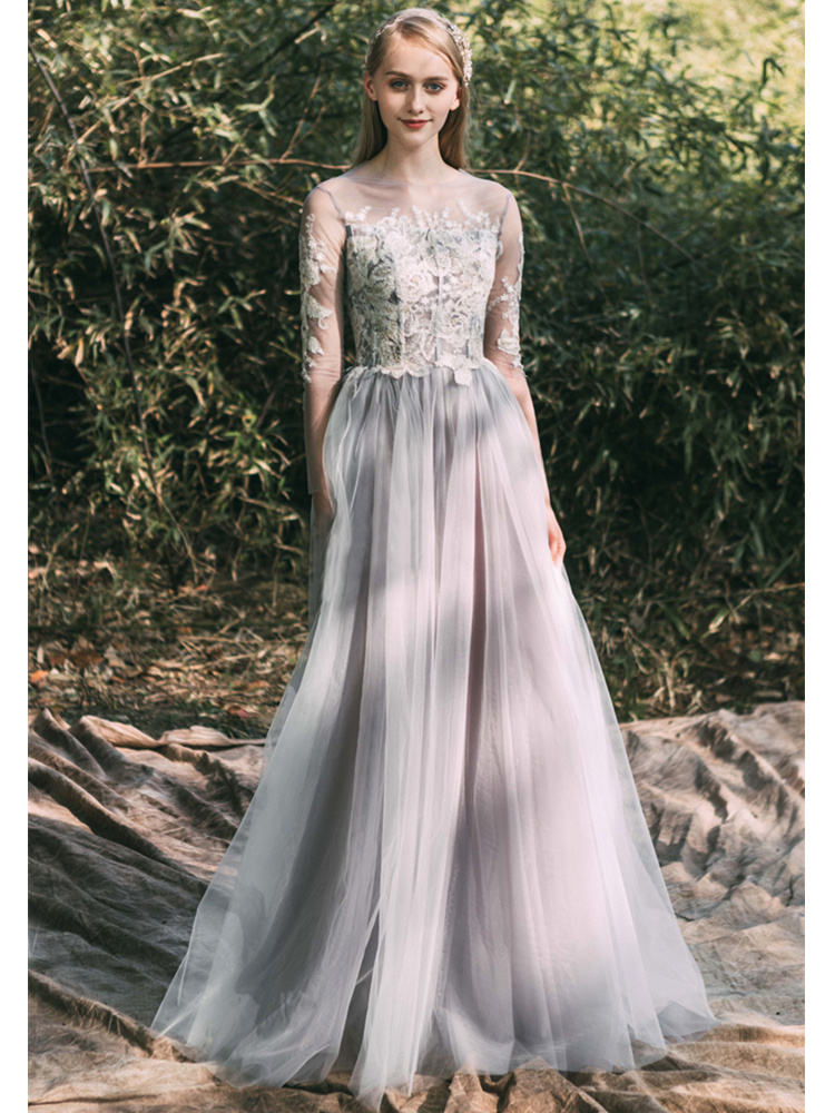 Robe de mariee grise shop