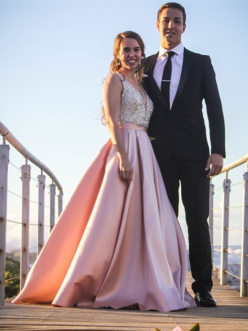 Robe princesse online satin