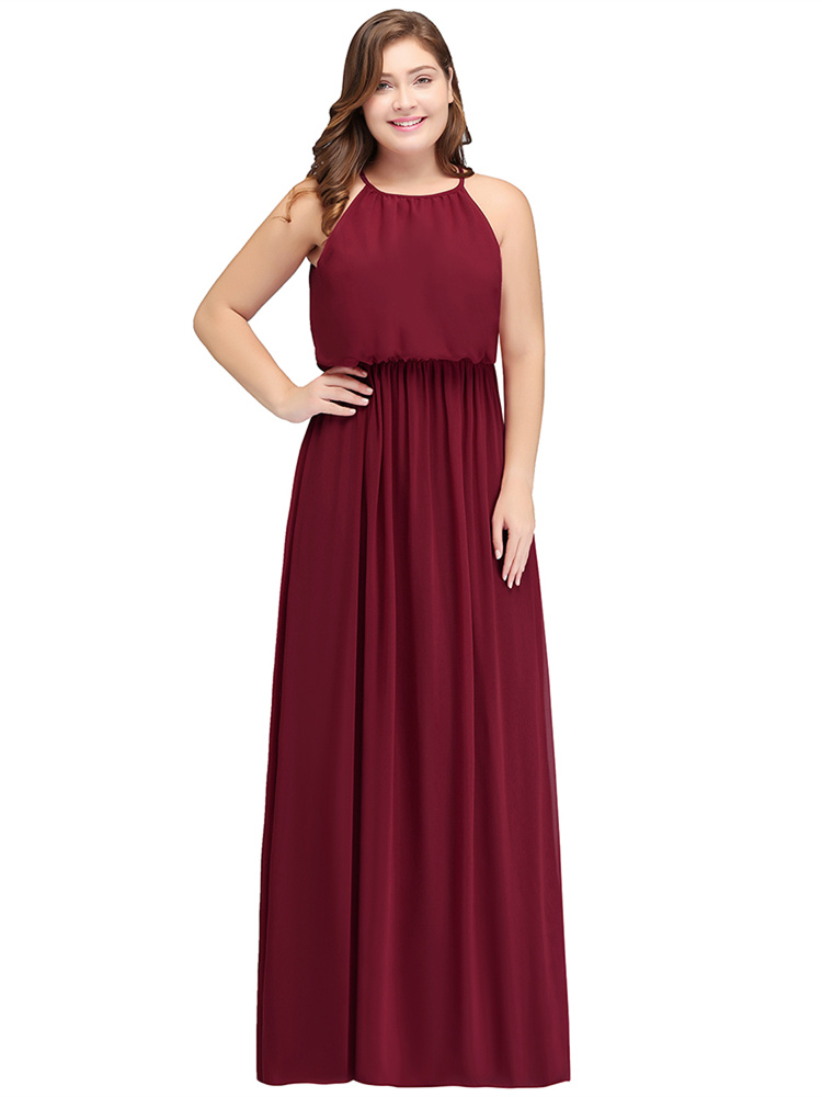 Robe bordeau chic discount