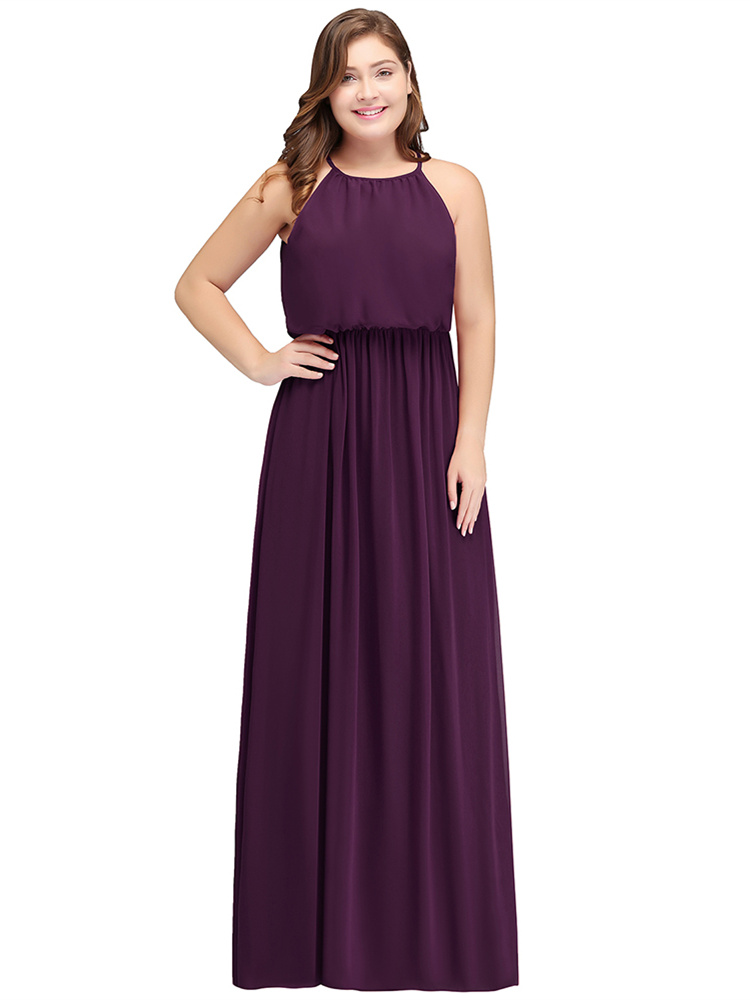 Robe hot sale longue prune