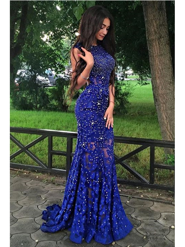 robe brillante longue