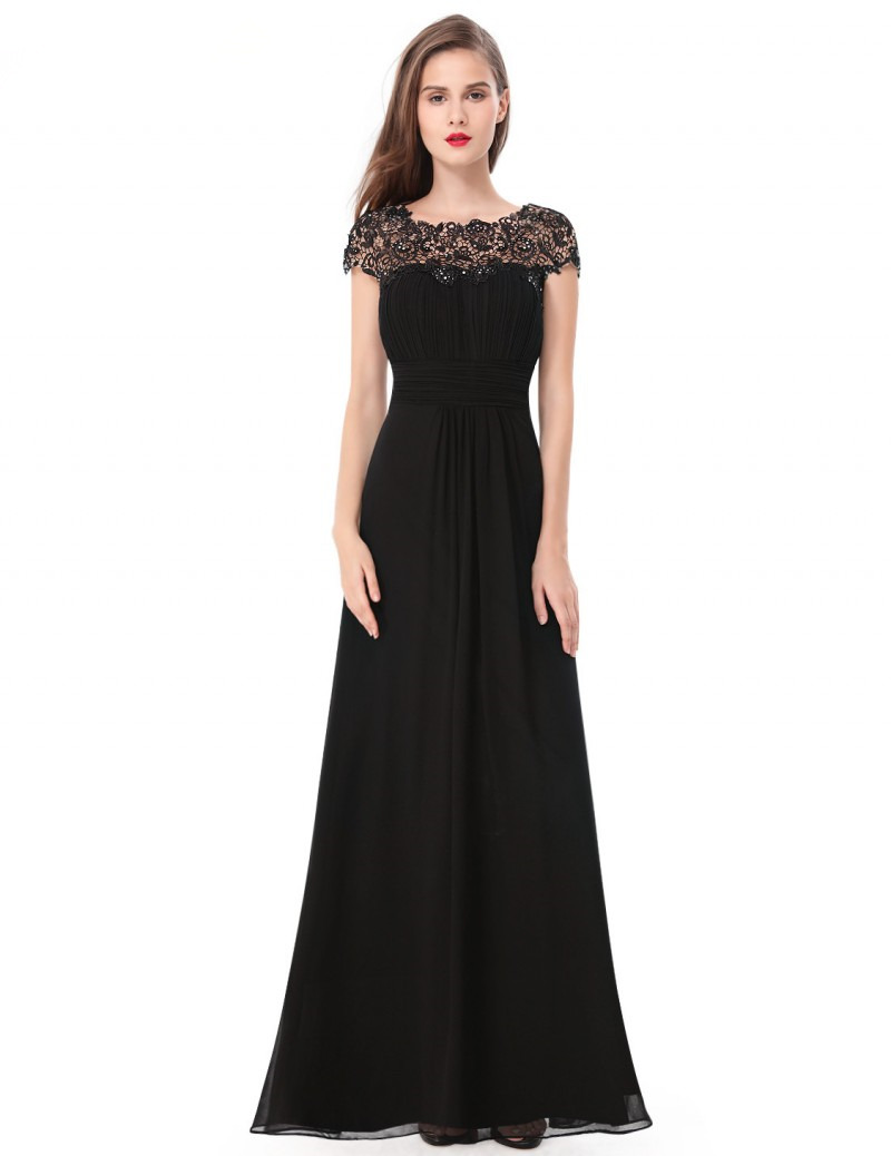 Robe longue dentelle et mousseline hot sale
