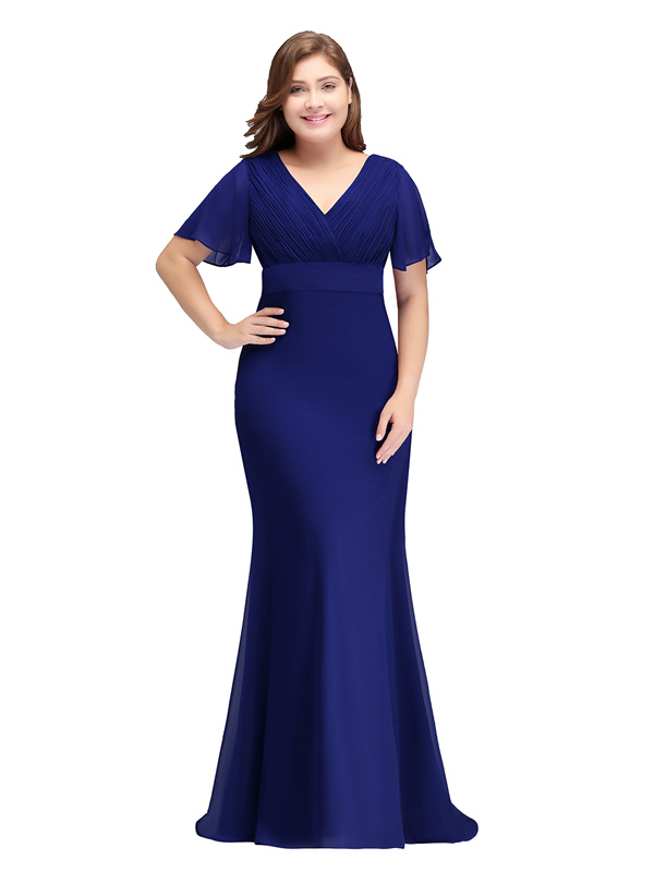 Robe bleu roi grande taille online