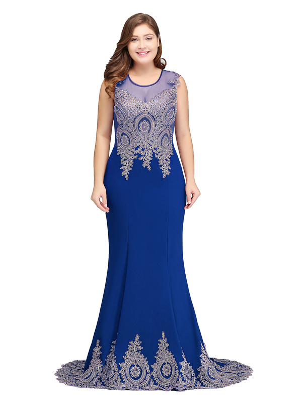 Femme Ronde Longue Robe De SoirÃ©e Grande Taille Robe Fourreau