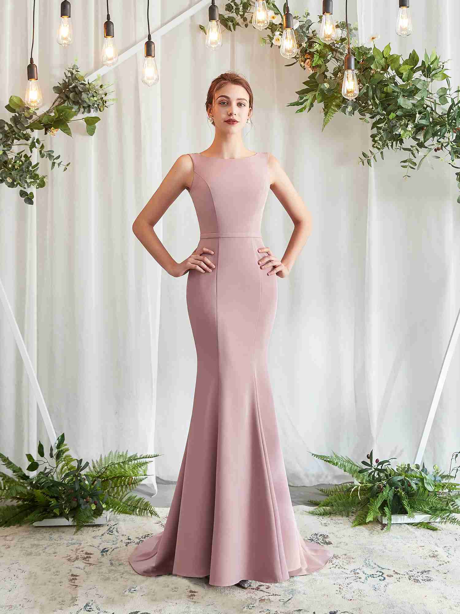 Robe de 2025 soirée vieux rose