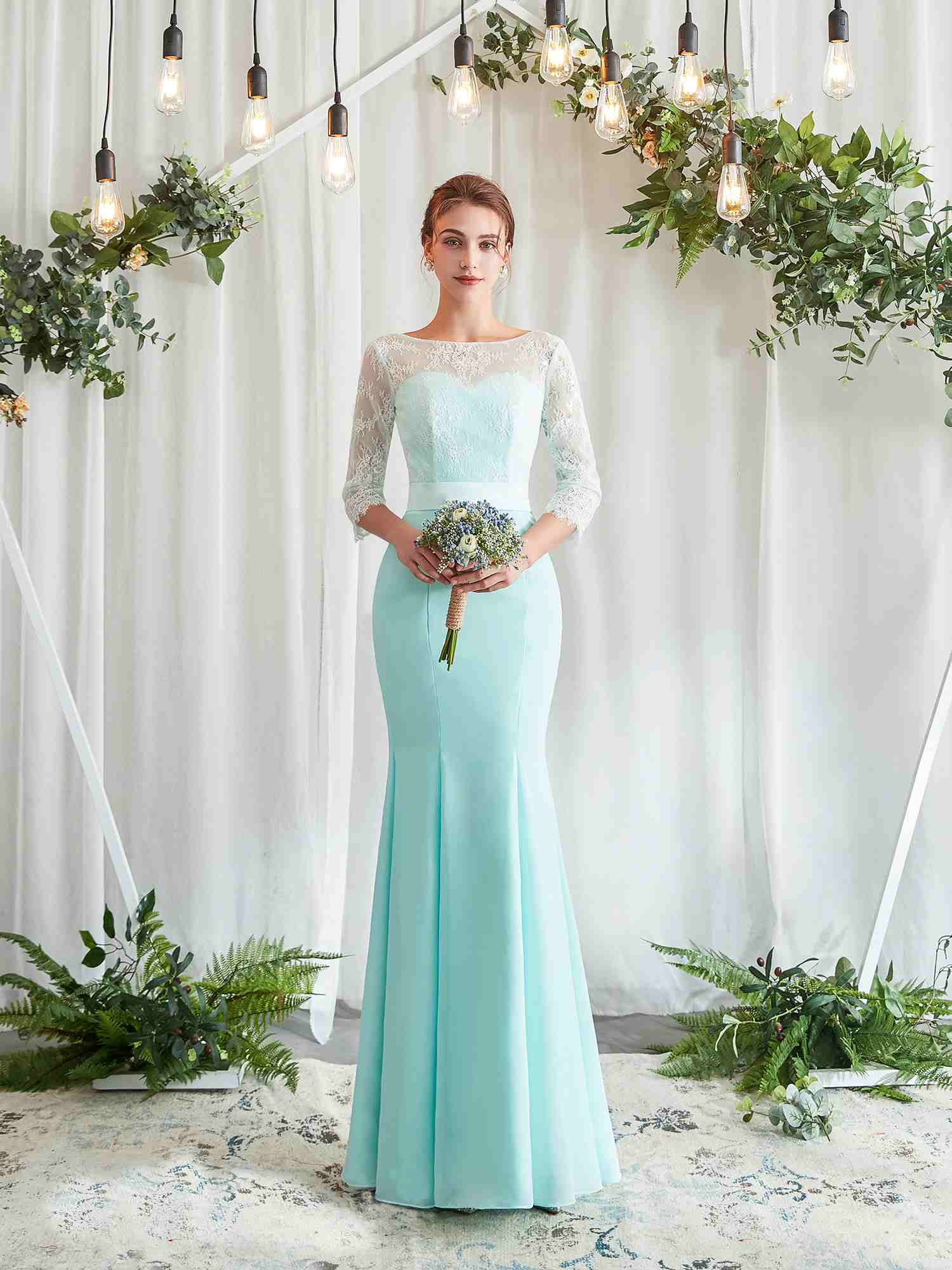 Robe menthe pastel top
