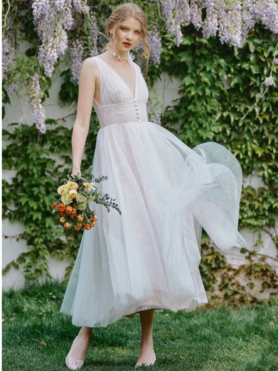 Robe fluide boutonnée devant sale